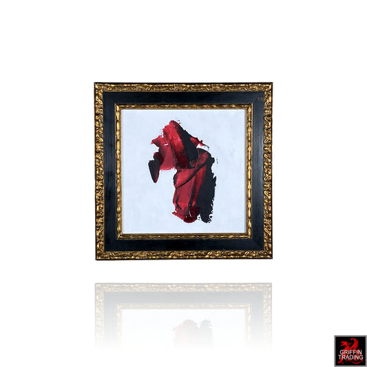 GARNET SHIFT Original Abstract Mixed Media Painting