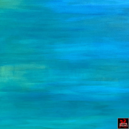 TRANQUILITY - Immersive Blue And Green Abstract Painting